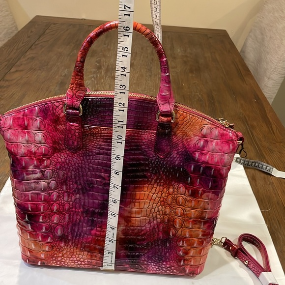 Brahmin Spiced Berry Melbourne bag large Duxbury satchel new - Picture 4 of 8